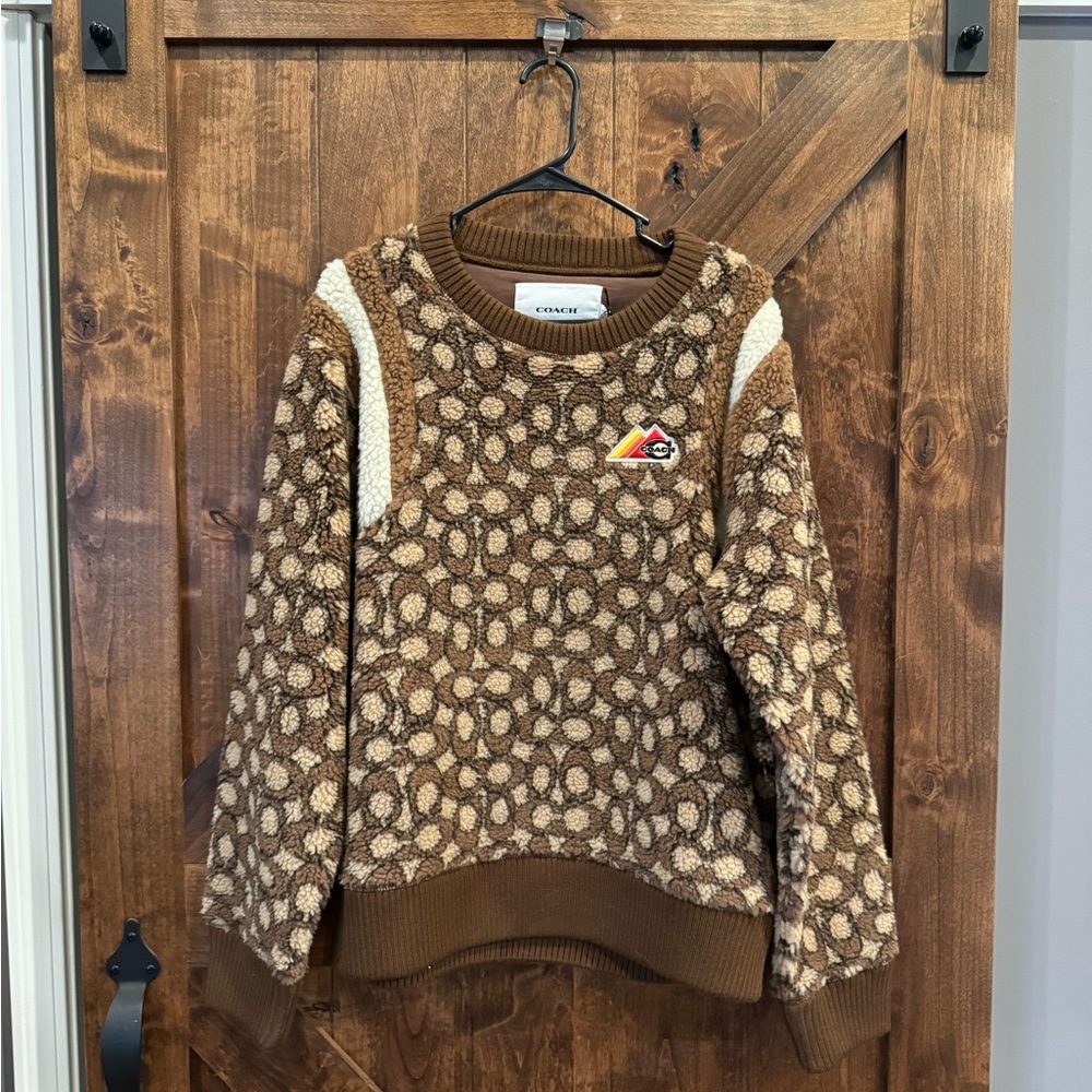 Coach men’s signature sweater